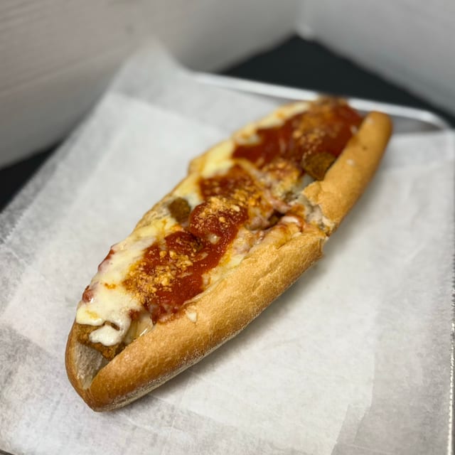 Veal Parm Sandwich.
