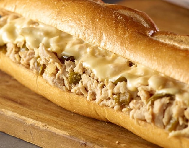 Philly Chicken Steak Sandwich.