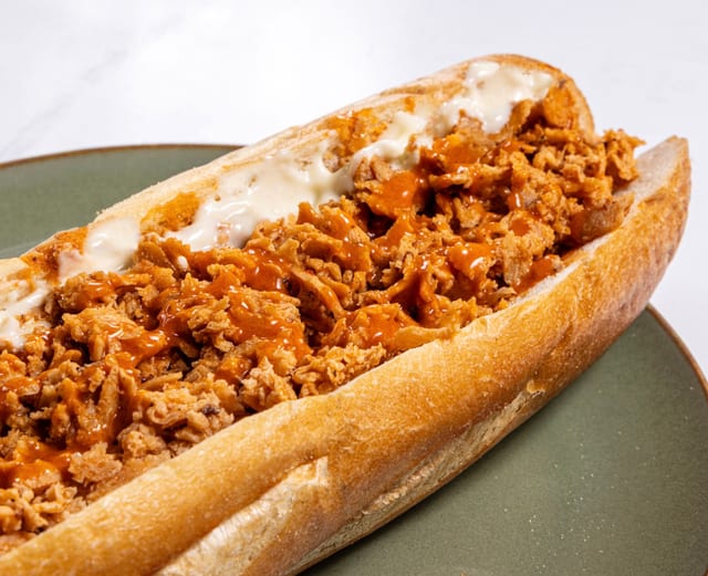 Buffalo Chicken Steak Sandwich.