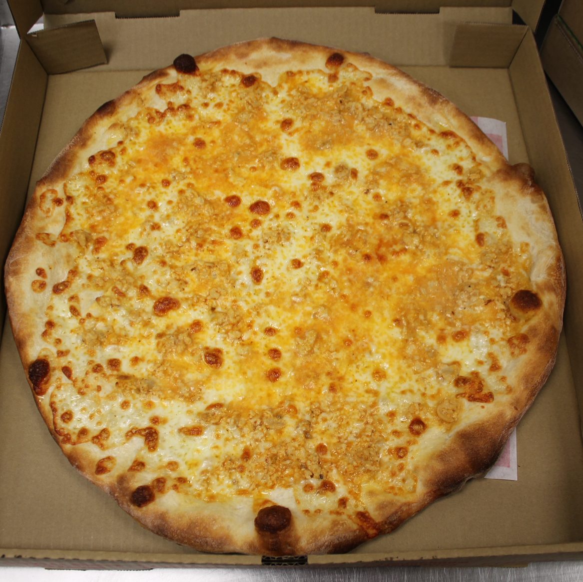 Buffalo Chicken Pizza.