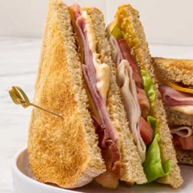 Ham Club Sandwich.