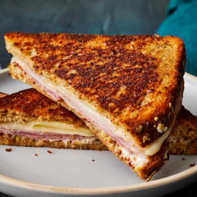Grilled Cheese with Ham.