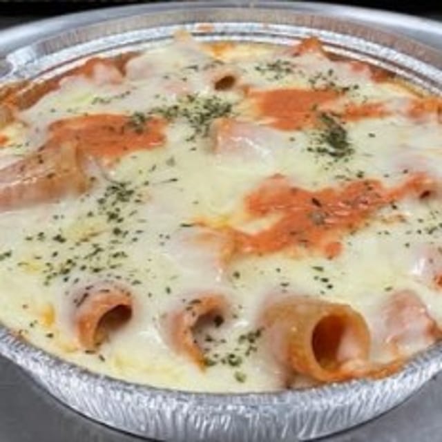 8" Baked Rigatoni.
